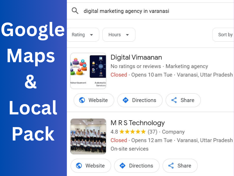 Google Maps & Local Pack